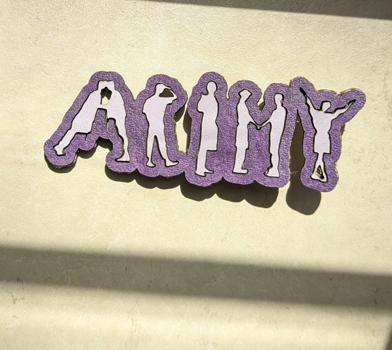 ARMY- BTS Pin- Got ARMY Right Behind Us