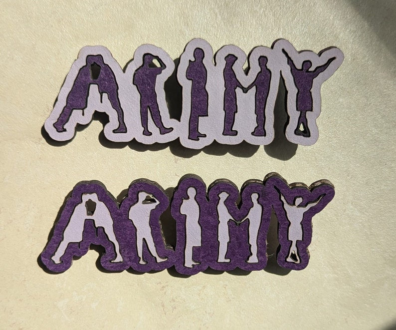 ARMY- BTS Pin- Got ARMY Right Behind Us